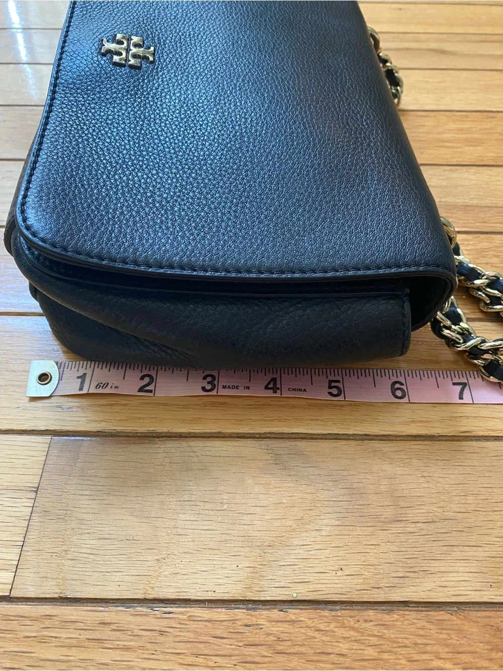 Tory Burch Emerson Adjustable Chain Shoulder Bag  saffiano leather